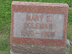 Mary Elizabeth <I>Newman</I> Coleman 