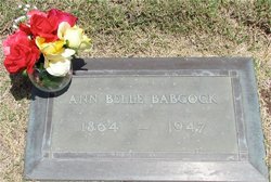 Ann Belle <I>Bingham</I> Babcock 