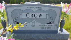 Dorothy E <I>Weems</I> Crow 