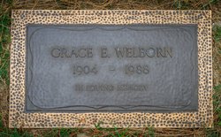 Grace Ellen <I>Brown</I> Welborn 