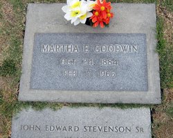 Martha Emma “Mattie” <I>Duncan</I> Goodwin 