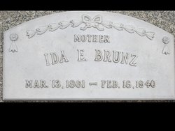 Ida E. <I>Bauer</I> Brunz 
