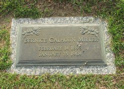 Bernice <I>Calhoun</I> Miller 