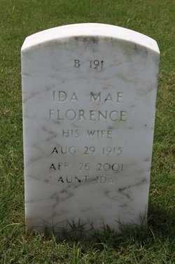 Ida Mae <I>Parker</I> Florence 
