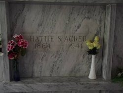 Harriet Sophia “Hattie” <I>Warner</I> Acker 