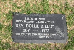 Rev Dollie Rosetta <I>Goble</I> Eddy 