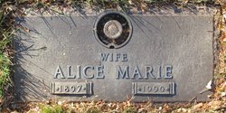 Alice Marie <I>Rogers</I> Alexander/Peterson 