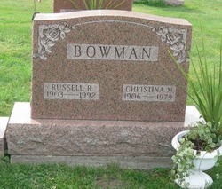 Christina May <I>Porteous</I> Bowman 