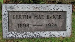 Bertha Mae <I>McSwain</I> Baker 