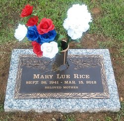 Mary Lue Rice 