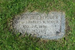 Gertrude Emma <I>Beheimer</I> Soder 