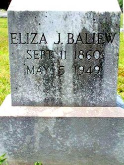 Elizabeth Jane “Eliza” <I>Goode</I> Ballew 