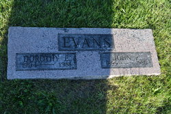 Dorothy Ethel <I>Cline</I> Evans 