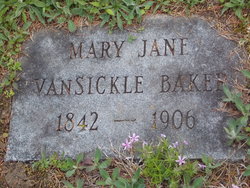 Mary Jane <I>Smith</I> Baker 