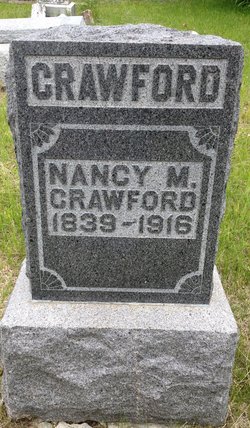 Nancy Mariah “Aunt Mariah” <I>Bowman</I> Crawford 