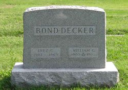 William G Bond-Decker 