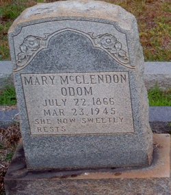 Mary Ann <I>McClendon</I> Odom 