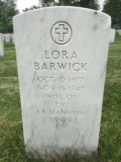 Lora C <I>Barwick</I> Manheim 