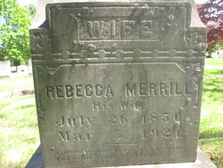 Rebecca <I>Merrill</I> Grant 