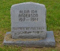 Alma Ida <I>Hartley</I> Anderson 