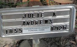 Julia <I>Kersey</I> Andrews 