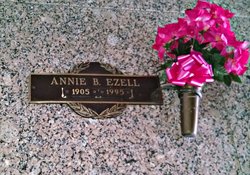 Anna Bell “Annie” <I>Taylor</I> Ezell 