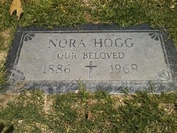 Lenora Permelia “Nora” <I>Davis</I> Hogg 