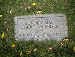 Beverly Mae <I>Beadle</I> Anderson 