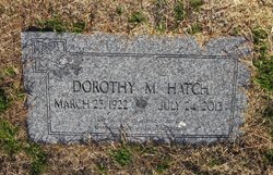 Dorothy May “Dot” <I>Chahon</I> Hatch 