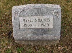 Myrle Bessie <I>Grindle</I> Haines 