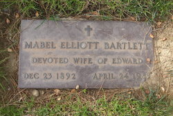 Mabel <I>Elliott</I> Bartlett 
