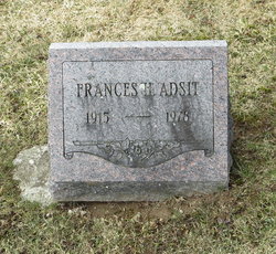 Frances <I>Hoag</I> Adsit 