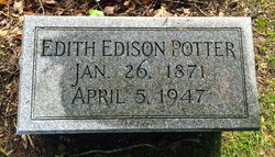 Edith Clarissa <I>Edison</I> Potter 