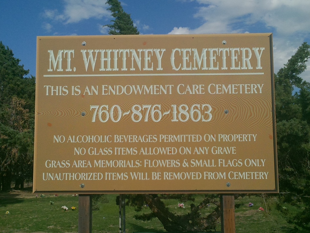 Mount Whitney Cemetery