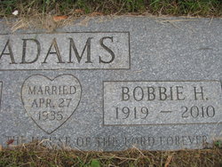 Bobbie H Adams 