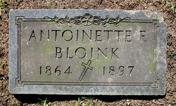 Antoinette Franziska <I>Bohr</I> Bloink 