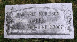 Margaret Beatrice “Maggie” <I>Morrison</I> Baker 