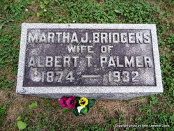 Martha Jane “Mattie” <I>Bridgens</I> Palmer 