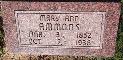 Mary Ann <I>Blanton</I> Ammons 