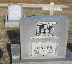 Rosie L <I>McNear</I> Dinger 