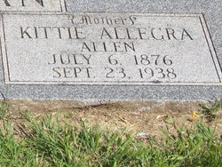Kittie Allegra <I>Allen</I> Hickman 