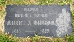 Muriel Serena <I>Patterson</I> Munson 
