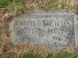 Frances E. “Bee” <I>Springer</I> Lesan 