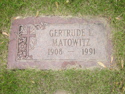 Gertrude Leona <I>Chartré</I> Matowitz 