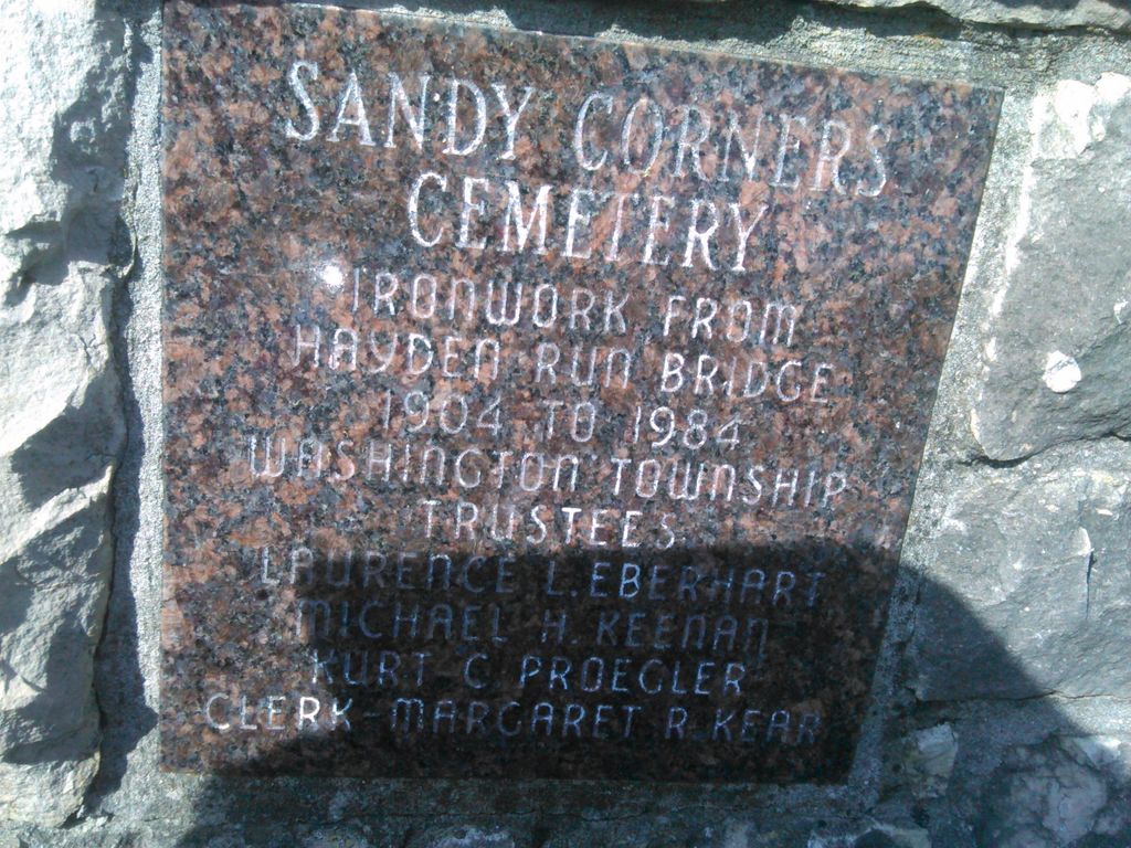 Sandy Corners Cemetery