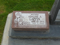 Adaline A <I>Cooper</I> Lappin 