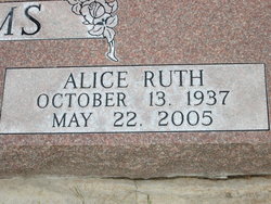 Alice Ruth <I>Johnson</I> Williams 