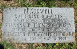 Katherine Middendorf <I>Blackwell</I> Gaines 