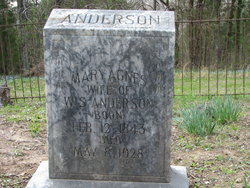 Mary Agnes <I>Baker</I> Anderson 