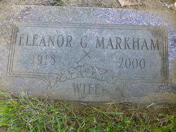 Eleanor G. <I>Stone</I> Markham 